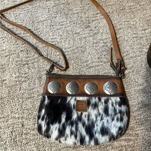 STS Ranchwear Leather and Spotted Crossbody Bag